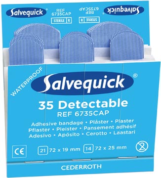 [TIM-33508] Navulling voor pleisterautomaat Salvequick (6x35)