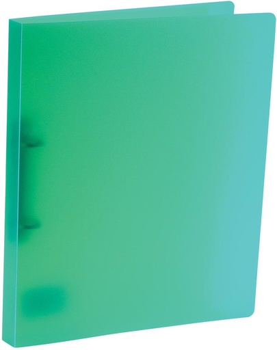 [TIM-344294] Ringmap Bronyl PP A4 2 D-ringen 15mm rug 25mm transparant groen