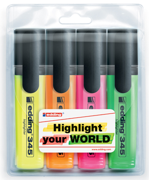 [TIM-345ASS] Markeerstift Edding 345 assorti (4)