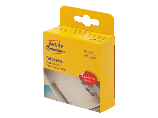 [TIM-3516A] Fotokleefstrip Avery zelfklevend transparant (400)