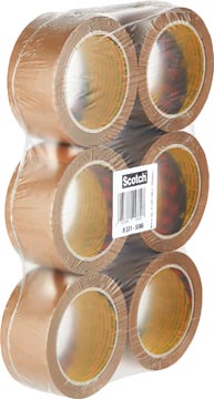 [TIM-371BC50] Verpakkingstape Scotch Classic 50mmx66m bruin (6)