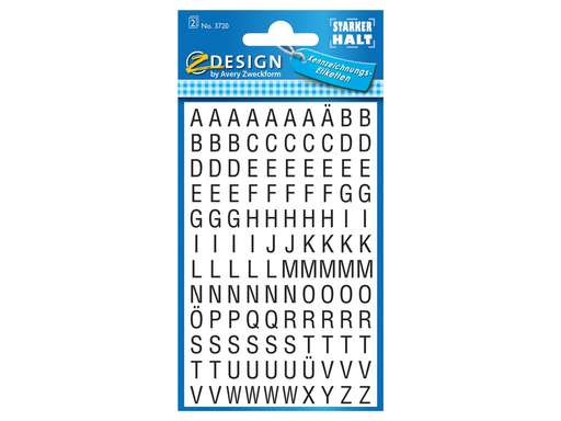 [TIM-3720A] Etiketvel Avery Z-design Home letters 6,5mm zwart (2)