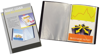 [OUT-37745] Personaliseerbaar showalbum Beautone PP A4 60 tassen zwart