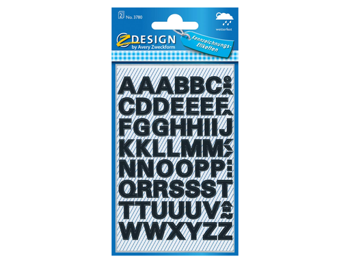 [TIM-3780] Etiketvel Avery Z-design Home letters 9,5mm weer- en waterbestendig zwart (2)