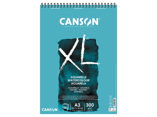 [TIM-4039170] Schetsblok Canson XL aquarelle A4 300gr 30vel wit
