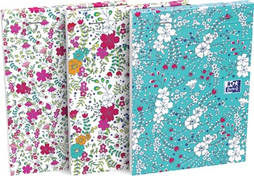 [TIM-4094827] Notitieboek Oxford Floral softcover A6 gelijnd 160blz assorti