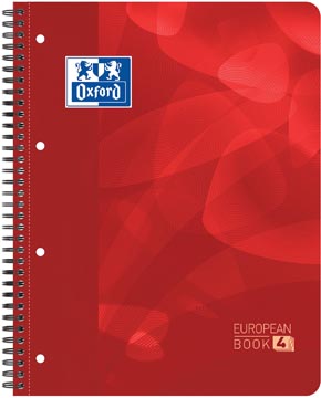 [TIM-4109444] Spiraalschrift Oxford School Projectbook PP A4+ gelijnd 240blz blauw