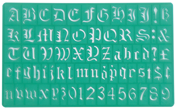 [TIM-411052] Lettersjabloon Linex assorti 3-groottes