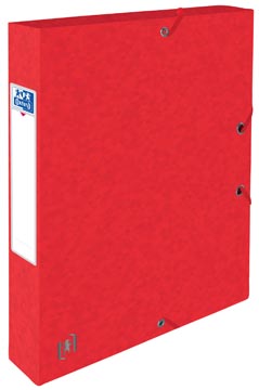[TIM-4114372] Elastobox Oxford Top File+ karton A4 rug 40mm 300vel rood