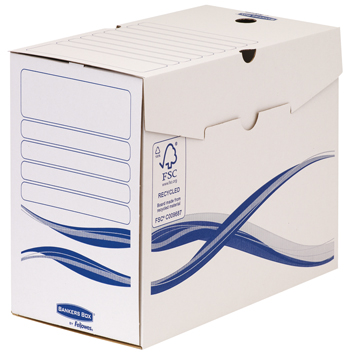 [TIM-4460302] Archiefdoos Fellowes Bankers Box Basic 342x255mm rug 150mm