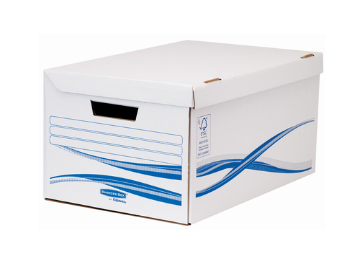 [TIM-4460502] Archiefcontainer Fellowes Bankers Box Flip Top Maxi 26x52,6x35cm