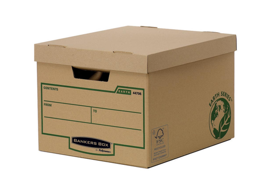 [TIM-4470601] Archiefcontainer Fellowes Bankers Box Earth Series 26x37,5x32,5cm bruin