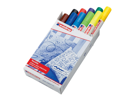 [TIM-450010B] Textielstift Edding 4500 assorti basis (10)