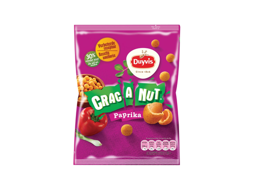 [TIM-45150] Borrelnootjes Duyvis Crac-A-Nut paprika 200g