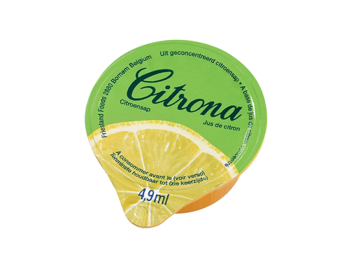 [TIM-467950] Citroensap Citrona 4,9ml cup (120)