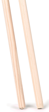 [TIM-470231] Borstelsteel uit ongelakt hout 120cmx22,5mm