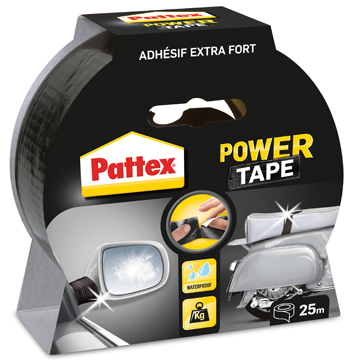 [TIM-489678] Plakband Pattex Power Tape 50mmx25m zwart
