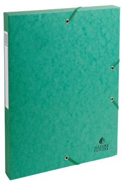 [TIM-50303E] Elastobox Exacompta karton A4 rug 25mm groen