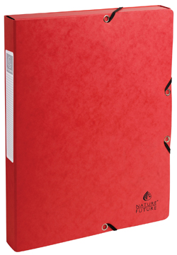 [TIM-50305E] Elastobox Exacompta karton A4 rug 25mm rood