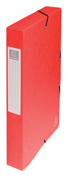 [TIM-50405E] Elastobox Exacompta karton A4 rug 40mm rood