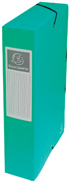 [TIM-50603E] Elastobox Exacompta karton A4 rug 60mm groen