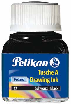 [TIM-523-17] Oost-Indische inket Pelikan 10ml zwart