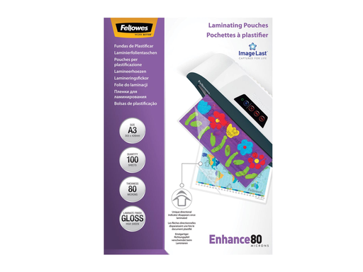 [TIM-5306207] Lamineerhoes Fellowes ImageLast Enhance A3 2x80µ (100)