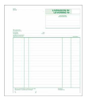[TIM-53160X] Leveringen Exacompta karton 21x18cm 50blad dupli tweetalig