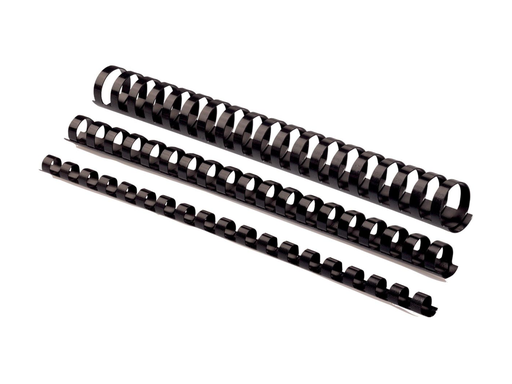 [TIM-5346507] Bindrug Fellowes plastic 12mm zwart (100)