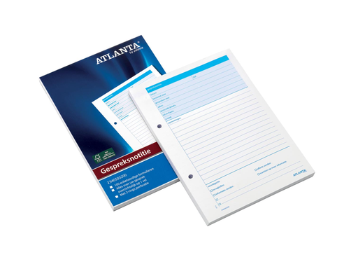 [TIM-5405032] Gespreksnotities Atlanta nederlandstalig 14,8x21cm A5 100bl