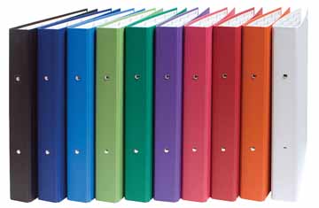 [TIM-54330E] Ringmap Exacompta PP A4 2 O-ringen 30mm rug 40mm assorti