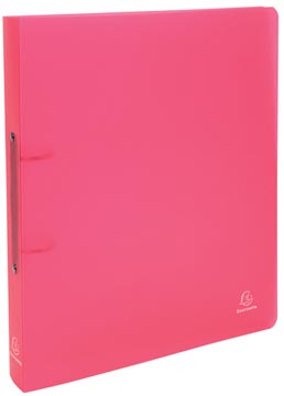 [EXA-54355E] Ringmap Exacompta Chromaline PP A4 maxi 2 ringen 30mm rug 40mm transparant rood