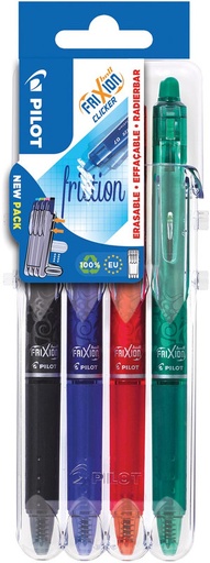 [TIM-5479380] Gelroller Pilot FriXion Ball Clicker 2 Go medium 0.7mm assorti (4)