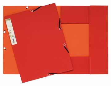 [TIM-56985E] Elastomap Exacompta Forever karton met 3 kleppen A4 380g rood