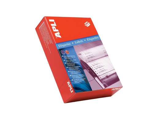 [TIM-580004] Kettingetiketten Apli 1 rij 88,9x36mm (4000)