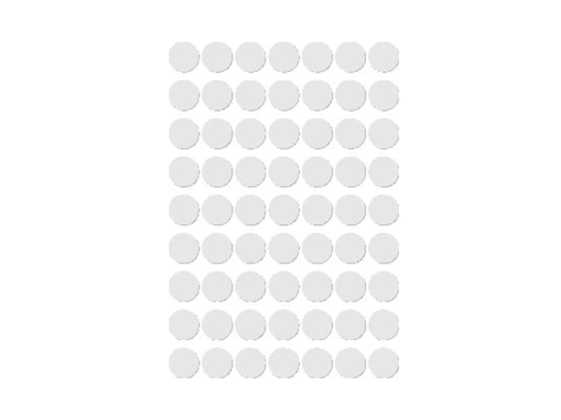 [TIM-580010] Etiketten Apli Ø 10mm wit (378)
