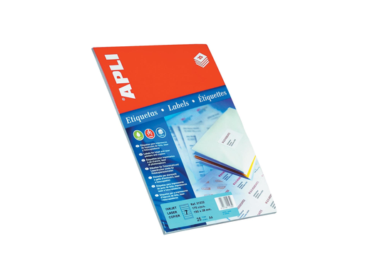 [TIM-581214] Etiketten Apli 16 etik/bl 105x37mm (25)