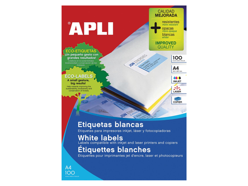 [TIM-581276] Etiketten Apli 21 etik/bl 70x42,4mm (100)