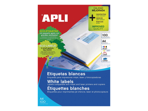 [TIM-581279] Etiketten Apli 08 etik/bl 105x74mm (100)