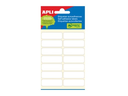 [TIM-581340] Etiketten Apli 13x40mm wit (84)