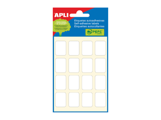 [TIM-581622] Etiketten Apli 16x22mm wit (96)