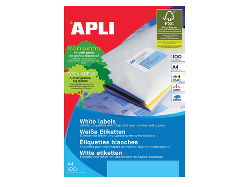 [TIM-582422] Etiketten Apli 04 etik/bl 99,1x139mm (100)