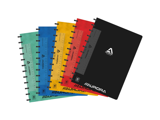 [TIM-6048100] Schrift Adoc Classic Lyon karton A4 commercieel geruit 144blz met meetlat en kantlijn assorti
