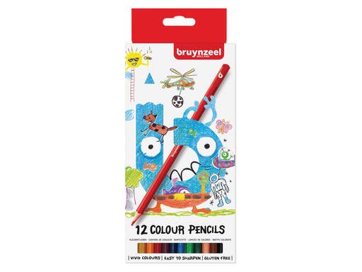 [TIM-6112002] Kleurpotlood Bruynzeel Kids assorti (12)