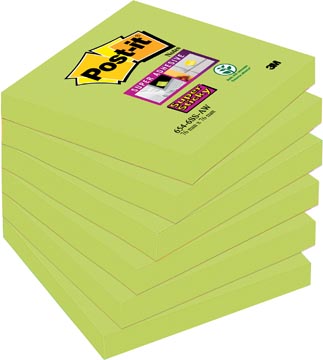 [TIM-654SSAW] Memoblok Post-It Super Sticky 76x76mm kerrie (6)