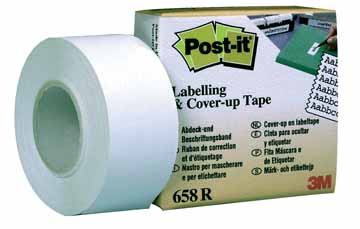 [TIM-658M] Correctietape Post-It met afroller 25mmx17,7m