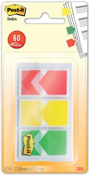 [OUT-682ARR] Index Post-It Pijltjes 23,8x43,2mm assorti (3)