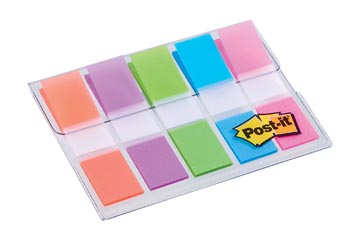 [TIM-6835CB2] Index Post-It Smal 12x43mm neonoranje, paars, groen, blauw, roze