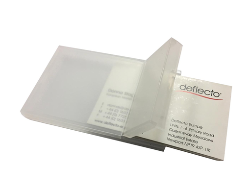 [TIM-700030E] Visitekaarthouder Deflecto transparant