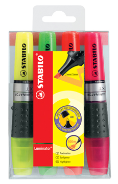 [QUA-71/4] Markeerstift Stabilo Luminator assorti (4)